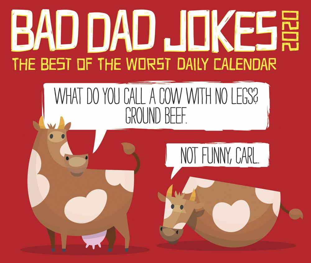 Dad Jokes Desk Calendar 2025