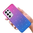 thumbnail image 3 of Samsung Galaxy S21 Plus 5G Case, Rosebono Hybrid Bling Glitter Sparkle Blue Pink Gradient Transparent Fashion Cute Colorful TPU Skin Cover Case for Samsung Galaxy S21 Plus 5G, 3 of 4