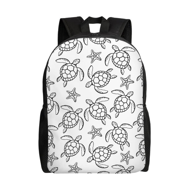 Fotbe Sea Turtle Mochila de Viaje para Laptop, Mochila Ejecutiva Delgada y Resistente 15.6"