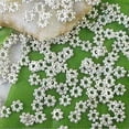 thumbnail image 4 of GKNET 1000pcs Antiqued Silver 4mm/5mm Daisy Spacer Beads Bead Jewellery Findings-#10308-4MMsilver plated 1000pcs, 4 of 6