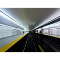 thumbnail image 2 of Carson, Brian 14x12 White Modern Wood Framed Museum Art Print Titled - Toronto Subway System Speed No 3, 2 of 4