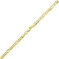 thumbnail image 3 of 14K Yellow Gold 4.5mm Solid Figaro Chain Necklace (24 inches), 3 of 4