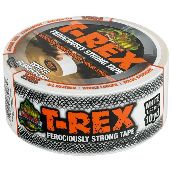 T-Rex Ferociously Strong Tape, 1.88 in. x 10 yd., White