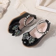 thumbnail image 6 of Staki Toddler Dress up Shoes Girls Dress Shoes Toddler Mary Jane Shoes Flats with Bow for Toddler/Little/Big Kids(Black,6.5 Big Kid), 6 of 9