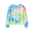 thumbnail image 5 of Lanbubble Girls Long Sleeve T Shirt Casual Graphic Tie Dye Top 7-12Y, 5 of 12