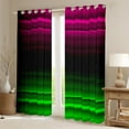 thumbnail image 2 of jejeloiu Modern Geometric Stripe Blackout Curtains Set of 2 (52x84 Each),Abstract Art Window Curtains,Pink Black Green Curtains and Drapes For Girls Boys,Super Cozy Room Decor, 2 of 6