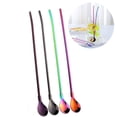 thumbnail image 3 of Drinking Straws Spoon Stainless Steel Reusable Metal Spoon-Straws, 3 of 5