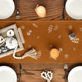 thumbnail image 2 of Sm:)e Pumpkin Wildflower Fall Table Runner 13x72 Inch, Thanksgiving Holiday Dining Room Party Decoration(Dark Orange), 2 of 7