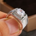 thumbnail image 3 of Fashion Retro Simple Men's Ring, 3 of 5