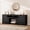 1.78m black relief, variant on Farmhouse TV Stand for Tv Up to 80 Inches, Long Entertainment Center with 4 Storage Drawers & 3 Open Shelf, Television Consoles Stands for Living Room, Bedroom
