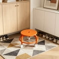 thumbnail image 4 of YYV Tabouret Bas à Roues Pivotantes avec Roulettes Banc à Chaussures Mobile en Plastique Tabouret Roulant pour Maison Salon Entrée Garage Siège à Rotation Fluide Design Pratique Compact, 4 of 6