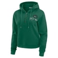 thumbnail image 2 of Women's WEAR by Erin Andrews  Green New York Jets Waffle Hoodie Pullover Top, 2 of 4