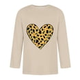 thumbnail image 3 of Jinhomg Men's Big and Tall Holiday Shirts Funny Valentine's Day Heart Print T-Shirts Lightweight Comfy 3/4 Sleeve Crew Neck Tees Male Dating Tops Beige XXXXXL, 3 of 4
