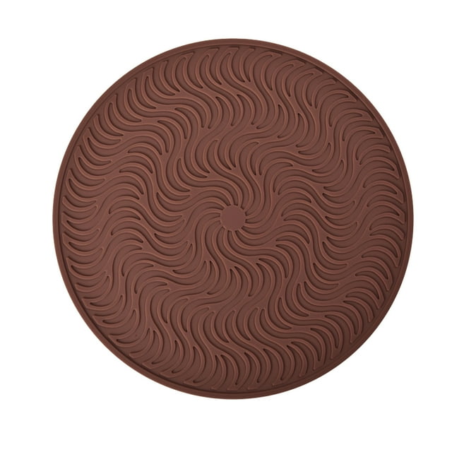 Vwrxbz Silicone Trivet Hot Pad Round Heat Resistant Placemat Non Slip Table Mat for Kitchen Counter Dining Table