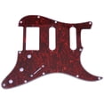thumbnail image 1 of Partes De Guitarra Partes De Guitarra Protector de golpeador de PVC para guitarra eléctrica de 3 capas para Fender Strat ST (rojo), 1 of 6