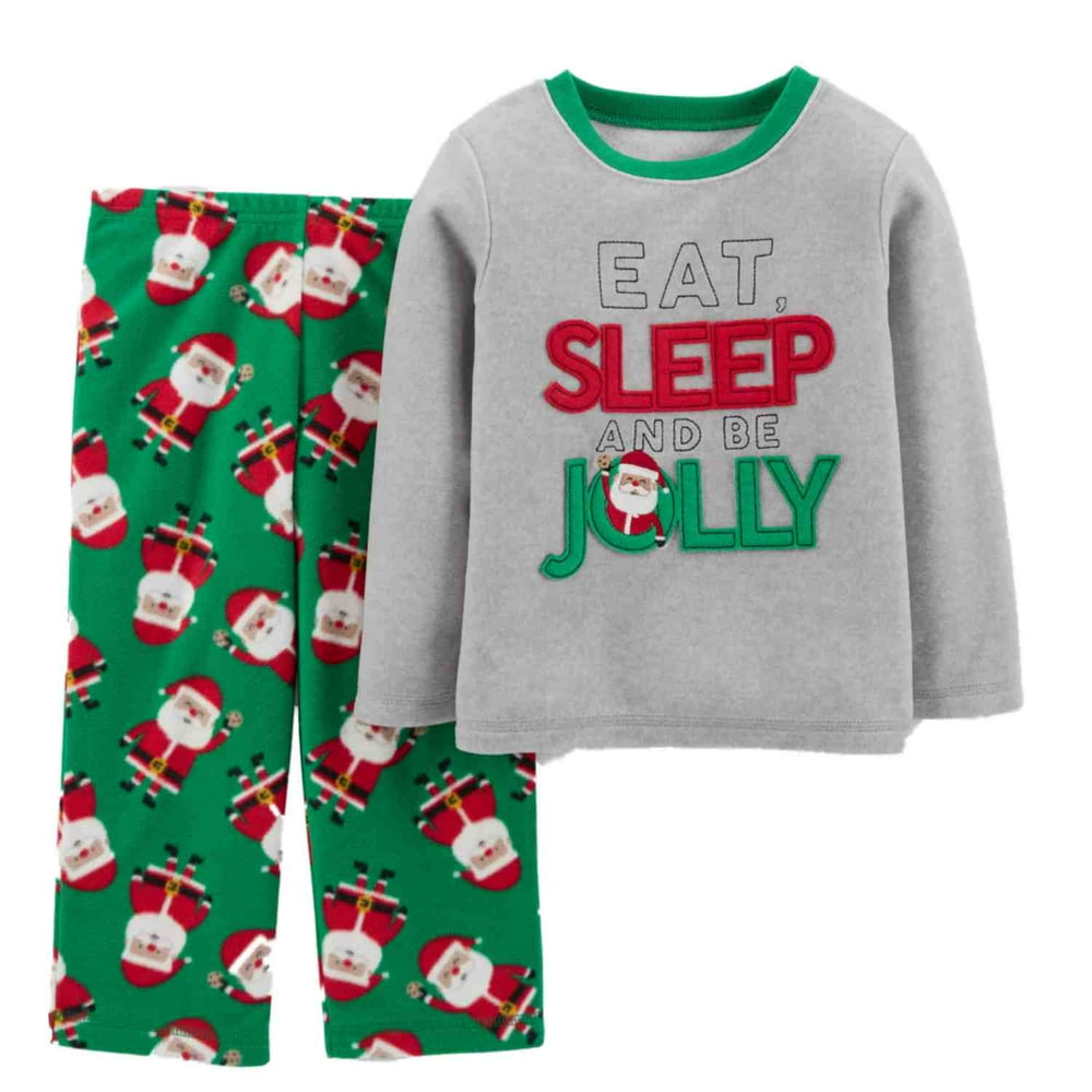 carter's white christmas pajamas