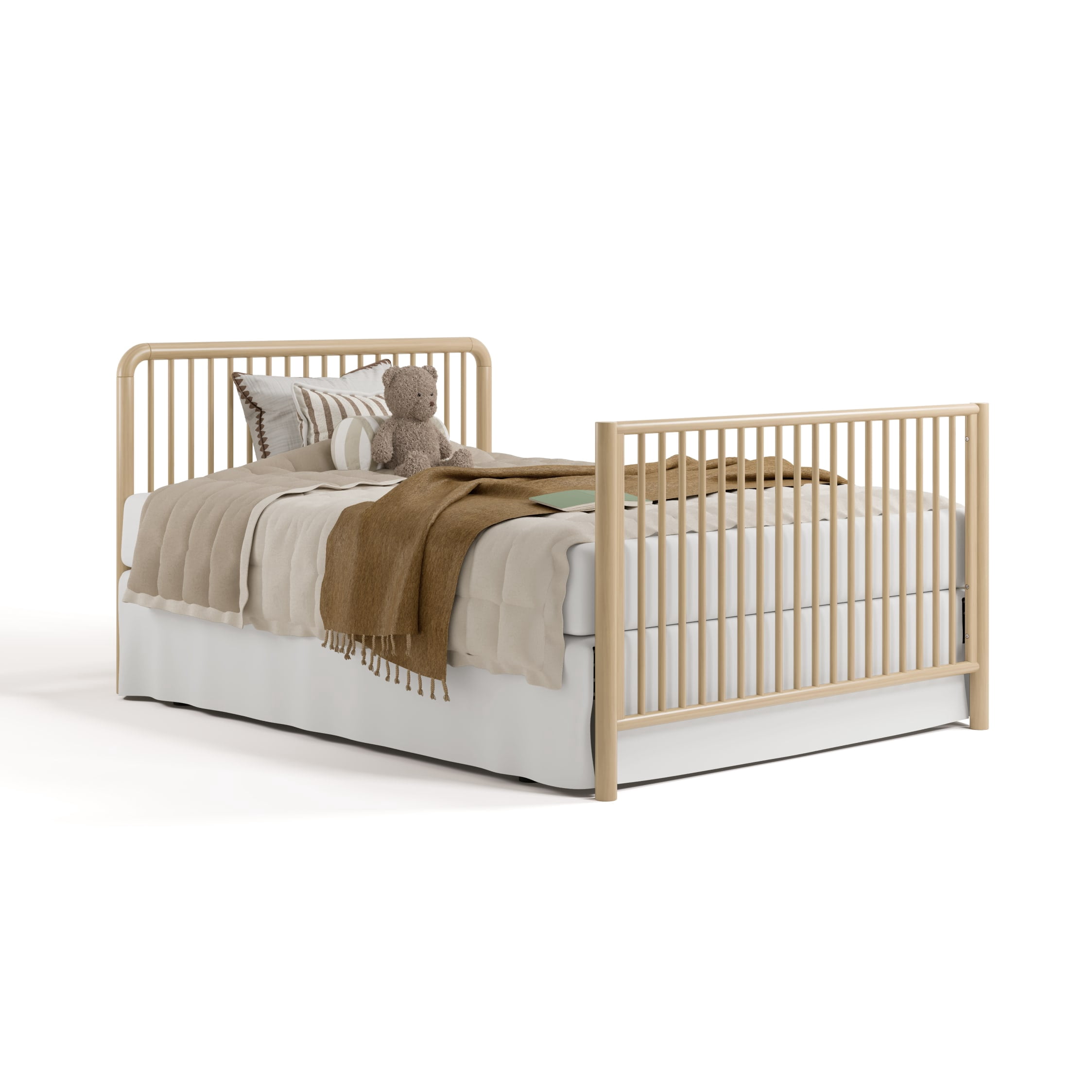 Storkcraft Porto 5-in-1 Convertible Crib with Bonus Toddler Guardrail - Driftwood