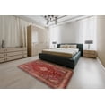 thumbnail image 5 of Ahgly Company Machine Washable Indoor Rectangle Traditional Gold Brown Area Rugs, 7' x 9', 5 of 7