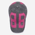 thumbnail image 6 of Women Mens Baseball Cap Womens Distressed Washed Denim Soft Top Letter Print Sun Hat Adjustable For Running Workouts Grey One Size, 6 of 7