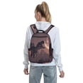 thumbnail image 7 of Honeii Dinosaur Moonlit Forest Print Lightweight Backpacks,Carry on Backpack,Durable Backpack for School, Work & Travel, 7 of 7