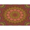 thumbnail image 1 of Ahgly Company Machine Washable Indoor Rectangle Transitional Red Area Rugs, 2' x 5', 1 of 7