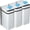 White, variant on 3 PACK - Bathroom Garbage Can with a Lid - 2.5 Gallon Automatic Trash Cans | Bedroom, Office - Small Smart Trash Can Touchless - Plastic, Narrow, Auto Open - Motion Sensor Trash can Bathroom