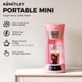 thumbnail image 2 of Kuhitley Single Serve Coffee Maker for Grounds,14oz Hot & Iced Coffee Brewer with 420ml Water Cup,700W Compact Machine with Reusable Mesh Filter,One Cup Coffee Maker for Home Countertop, 2 of 10