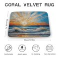 thumbnail image 2 of Sunrise Print Bath Rugs Mats Door Mat Outdoor Doormat Non Slip Absorbent Bathroom Floor Mat Carpet for Home Kitchen Entrance 20"x32", 2 of 8