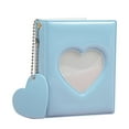 thumbnail image 1 of Mini Álbum de Fotos de 3 Pulgadas KPOP Photocard Sporter, Love Heart Hollow Photocard ID Sporter Pockets Álbum de Fotos Hollow Heart Cover, 1 of 8