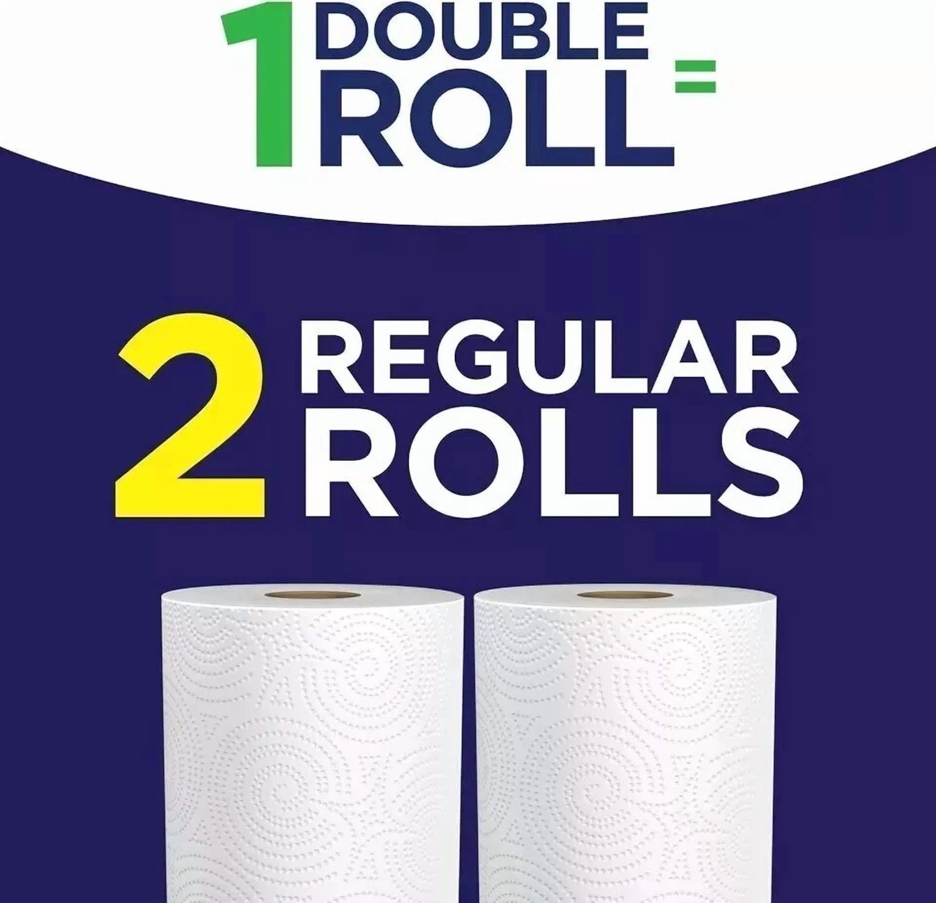 CIRCLE- Kitchen Household Clean-Up Paper Towels Bulk 6 Double Rolls = 12 Regular Rolls
