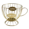 thumbnail image 1 of Cesta de Almacenamiento JShteea Universal para Cápsulas Organizador Tazas dorado, 1 of 9