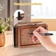 thumbnail image 3 of Hucha de Madera con Diseño de Caja Fuerte, Alcancía de Madera, Caja de Ahorros de Madera con Caja Fuerte, con Dinero C, 3 of 5