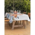 thumbnail image 3 of Outdoor Tablecloth with Umbrella Hole for Patio/Picnic/Party/Camping, Orange Blue Starfish Coastal Waterproof Table Cloth Rectangle Table Cover Washable, Nautical Beach Eucalyptus (54"x 80"), 3 of 8