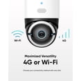 thumbnail image 4 of eufy Security 4G LTE Cam S330, 4K Cellular Solar Security Cameras Wireless Outdoor, Pan and Tilt, 4G and Wi-Fi Duo-Mode, AI Tracking, with SIM Card and 32GB SD Card, 4 of 6