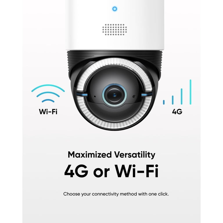 eufy Security 4G LTE Cam S330, 4K Cellular Solar Security Cameras