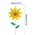 thumbnail image 3 of Guozer Clearance Sunflower Ground Stake 1PCS Simulation Flower Ground Stake Metal Outdoor Decoration Garden Decoration Accessories Flower Arrangement, 3 of 5
