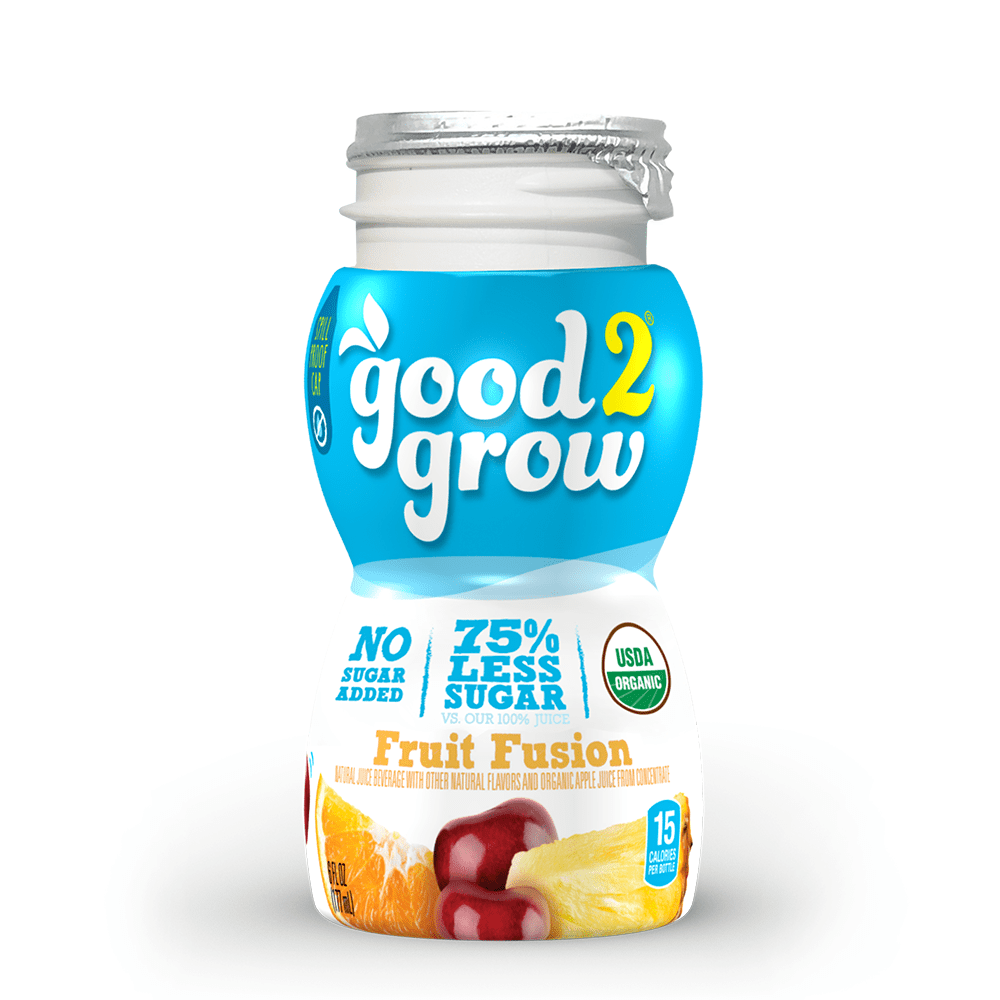 good2grow Organic Low Sugar Fruit Fusion Juice Refill, 24pack of 6