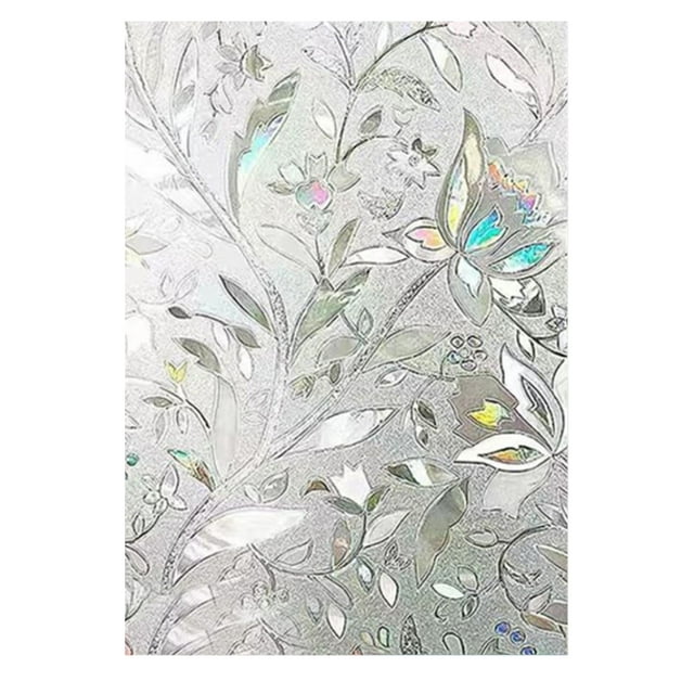 WRKEKC Clearance Bathroom Window Decorative PVC FilmNonOpaque Light Filtering Glass Stickers Obscuring Vision for Discretion for Stylish Yet Discrete Spaces