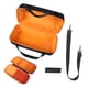 thumbnail image 5 of Bolsa de almacenamiento para altavoz, estuche para altavoz, bolso de hombro para altavoz de viaje, estuche para micrófono, antiarañazos, con asa, Naranja interior, 5 of 9