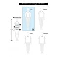 thumbnail image 6 of SUSHA Women's White Short Sleeve Fitted Button Front T Shirt, 6 of 6