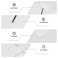 thumbnail image 6 of Mens Quarter Zip Pullover Long Sleeve Fall Sweatshirt with Kangaroo Pocket Sporty Hiking Outdoor Tops, 6 of 9
