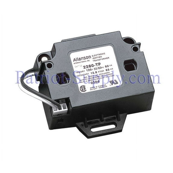 Allanson 2260TP 120V Primary by 15.6 kVpk Secondary Electronic Single Pole Gas Ignitor