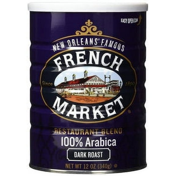 French Market Restaurant Blend Dark Roast, 12 oz Can