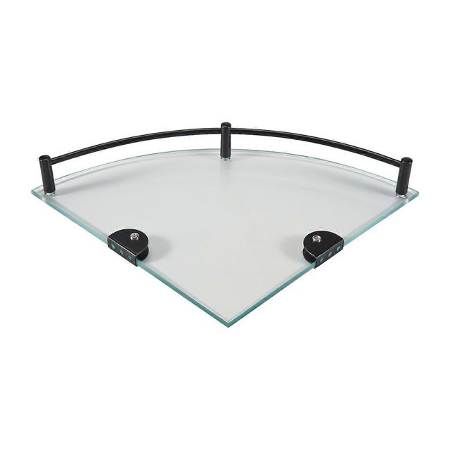 Bathroom Shelves, Bathroom Glass Corner Shelf Wall Mounted ,Tempered Glass Shelf for Storing Shower