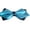 Turquoise Blue, variant on Blue Pre-Tied Diamond Point Formal Bow Ties