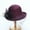 Purple, variant on Uclet Ladies Hats For Church Ladies Sun Hat Occasion Event Organza Fancy Church Hat Tea Time Hat Wide Brim Hats For Women Dressy Hats For Women Black One Size