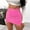Hot Pink, variant on Oalirro Leather Skirt Gift for Her Mini Skirts for Women Fashion Woman Causal Skirt Ultrashort Skirt Solid Hip Skirt A-line Skirt Pink
