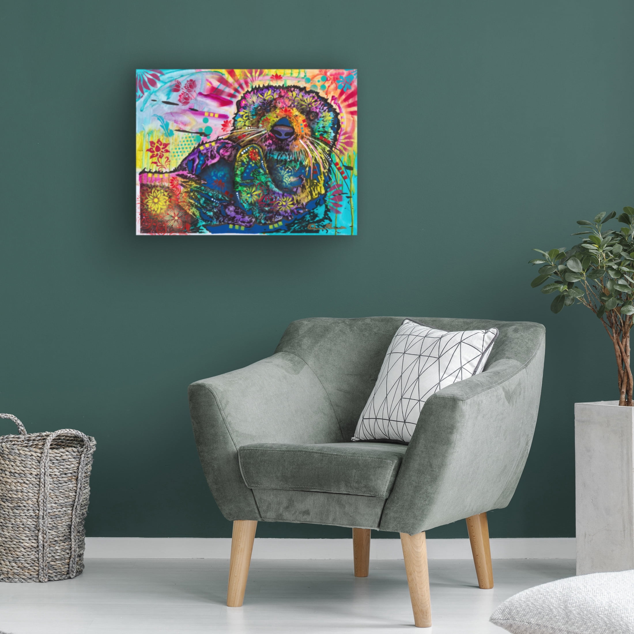 Canvas Wall Art - Dean Russo 'Floating Through Life' Wall Art for Living Room, Bedroom, or Office Décor by Trademark Fine Art - 32 x 24 Inches