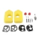 thumbnail image 1 of 2 Packs Mower Repair Kit Air Filter Membrane Primer Bulb Spring Spark Plug For Classic Sprint 3.54.5hp Q45 35 375 40 Motor, 1 of 5