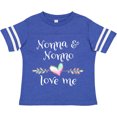 thumbnail image 3 of Inktastic Nonna and Nonno Love Me- Heart Grandchild Boys or Girls Toddler T-Shirt, 3 of 5